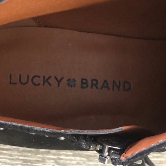 LUCKY BRAND Black Benna Suede Booties - Picture 7 of 8